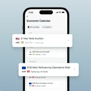 Usando el Calendario Económico de Exness