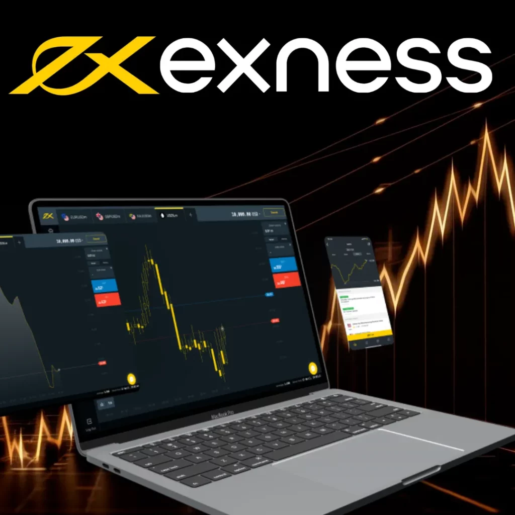 El antiguo logo de Exness: Simple y convencional